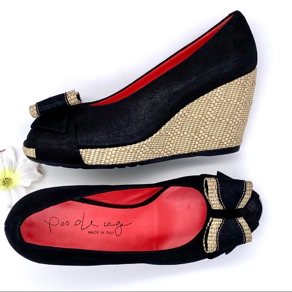 NIB Pas de Rouge Cona Wedge Heels, 37 - Picture 5 of 15